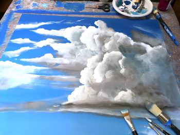 Cielo dipinto a trompe l oeil Donnarita