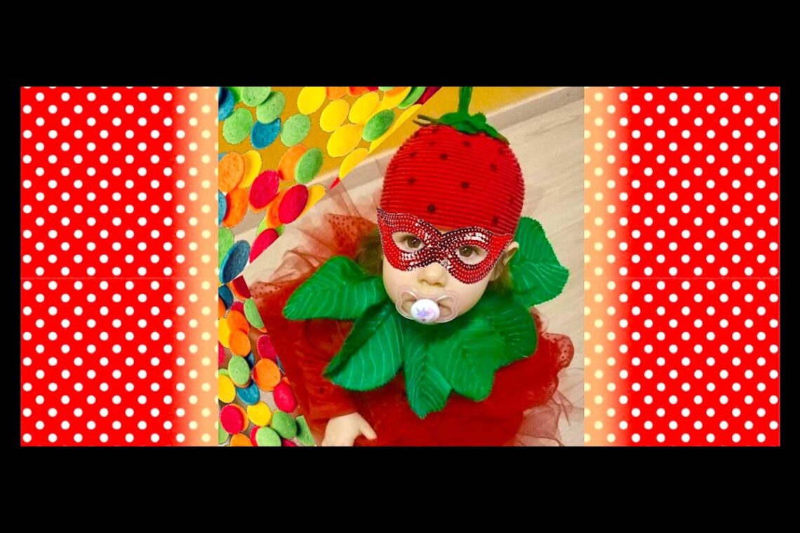 Costume per Carnevale da fragola