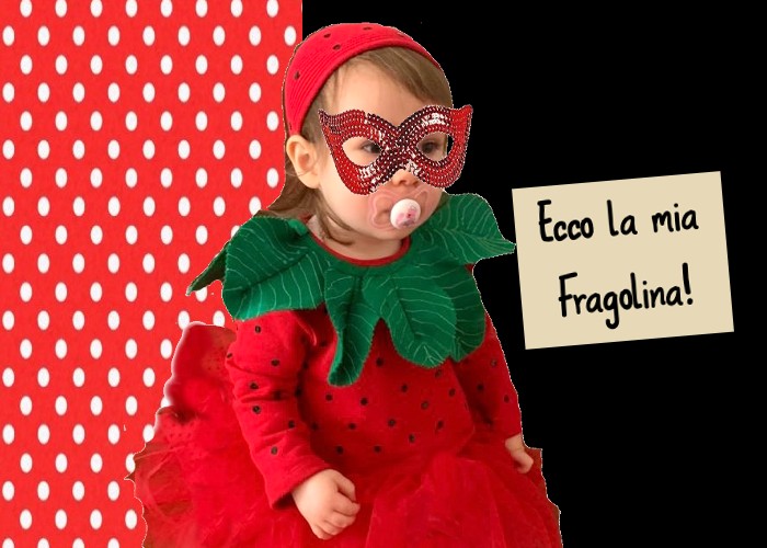 Costume carnevale fragolina sales