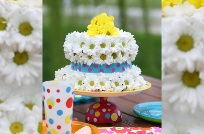 Torta di fiori per la Festa della Mamma
