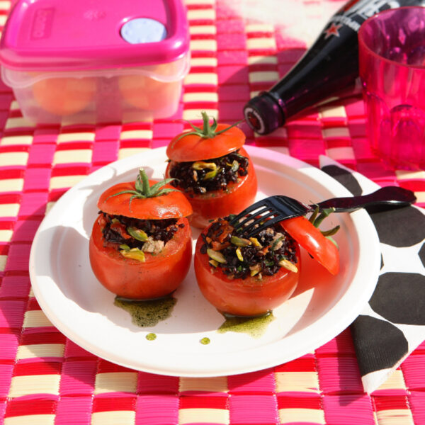 Pomodori ripieni di riso nero